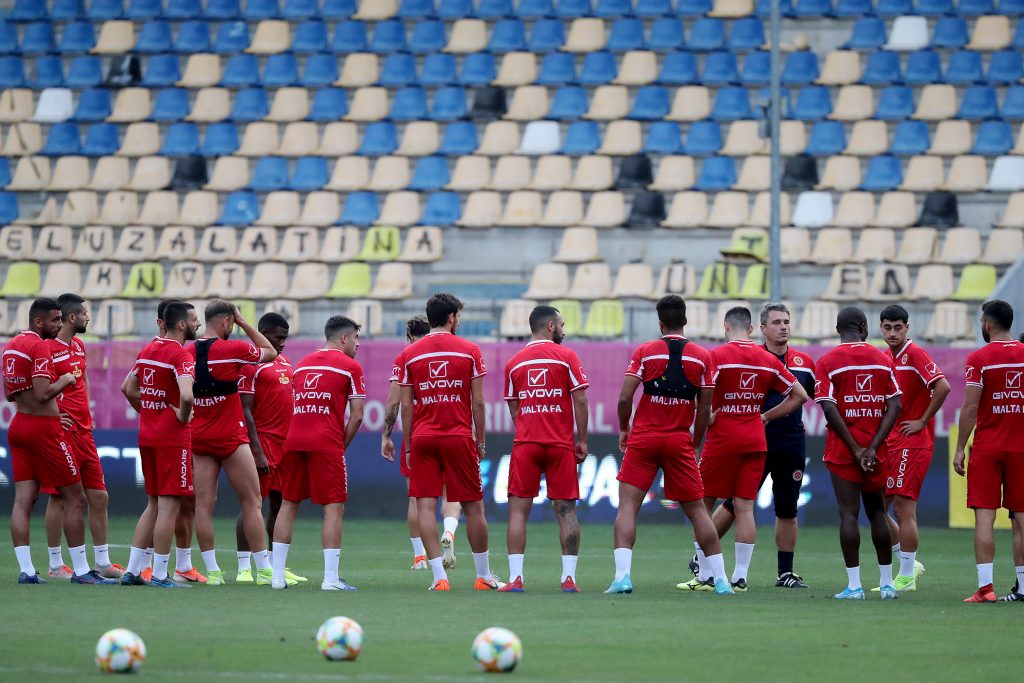 Romania vs Malta MD-1 Photo: Copyright © domenic aquilina/MFA