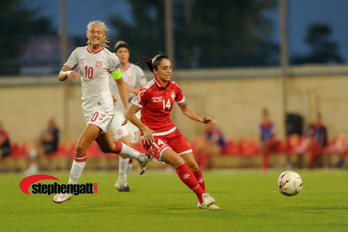 Denmark prove too strong for Malta women’s national team