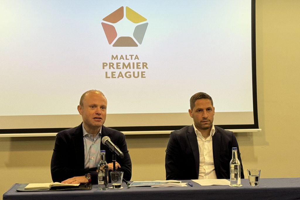 Dr Joseph Muscat and Alan Abela