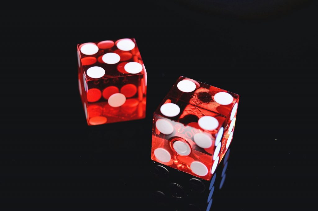 Photo by Jonathan Petersson: https://www.pexels.com/photo/photo-of-two-red-dices-965879/