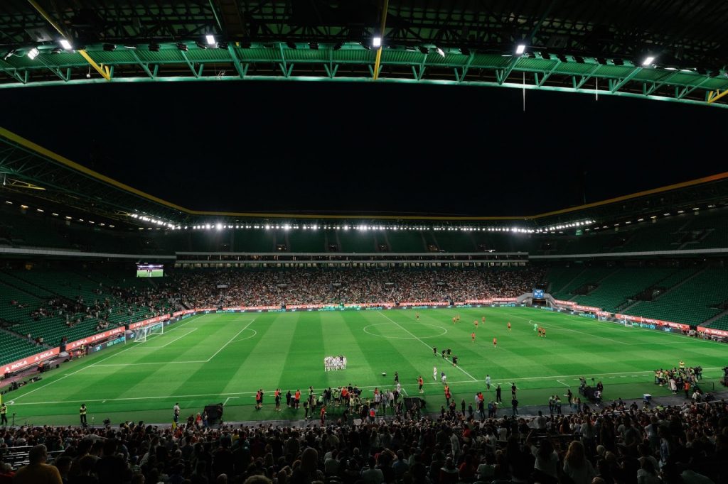 Full stadium view during the SBC Legends Charity Game in Lisbon